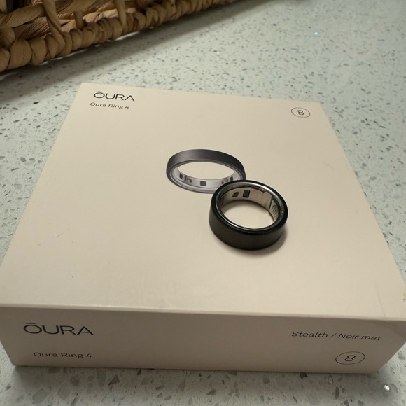 Oura ring 4th gen size 8- stealth black - Picture 1 of 2